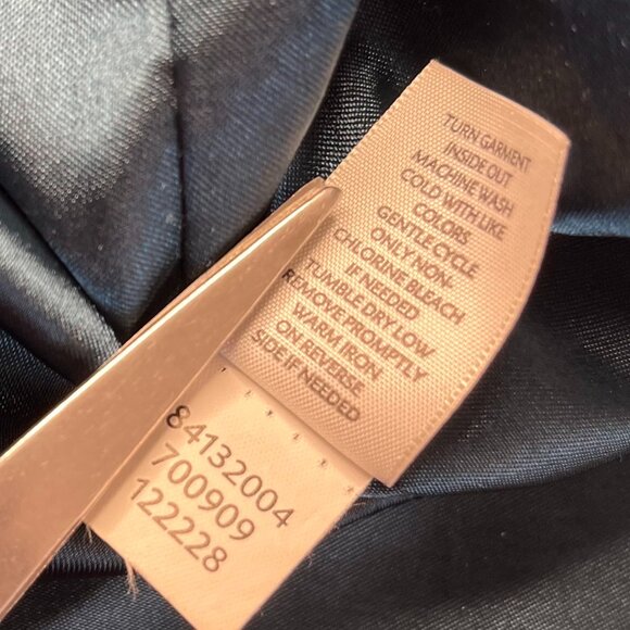 J.Jill Woman's Beautiful Teal Velvet/Valor Hooded Snap-Up Jacket Sz Med - Picture 8 of 10